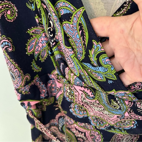 Talbots Faux Wrap Belted Dress. Suze MP. - Picture 7 of 15